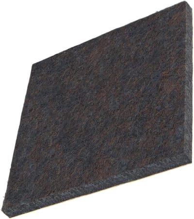 Viltdoppen - Meubelglijders Stoelpoten - Vloer Beschermen - Extra Dik 5.5mm - 80x80 mm - Bruin