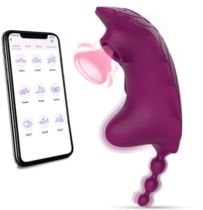 Oneay Draagbare vlindervibrator, G-spotmassager met 9 standen, seksspeeltje voor vrouwen, seksspeeltje voor volwassenen, seksspeeltje voor stellen.