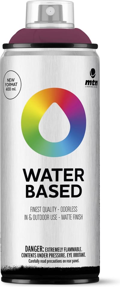 MTN Water Based Spuitbus - verf op waterbasis - RV-324 Red Wine - 400ml
