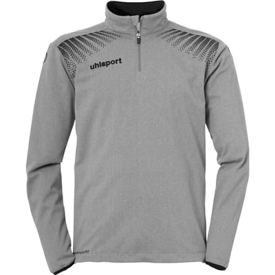 Uhlsport Goal 1/4 Zip Top Donker Grijs Melange-Zwart Maat 128