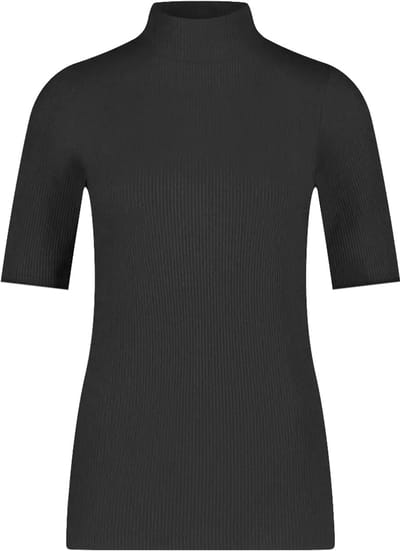Ten Cate thermo t-shirt zwart rib voor Dames | Maat S
