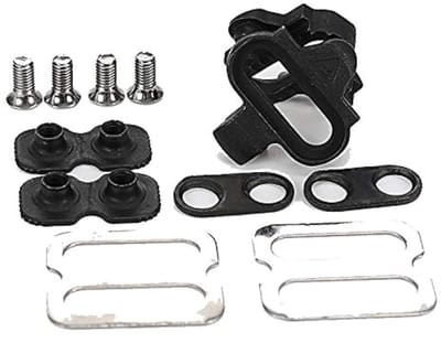 Dailygoods- Fietsschoenplaatjes Zelfsluitend - Fietspedaal - Mountainbike Accessoires - Shimano SPD/Look - Roestvrij Staal - Duurzaam - Cleats