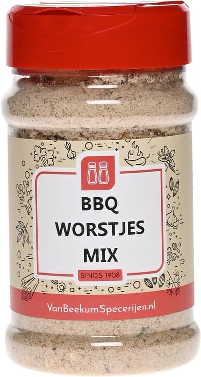 Van Beekum Specerijen - BBQ Worstjes Mix - Strooibus 160 Gram