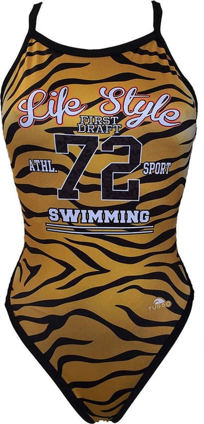 Turbo Tiger College Zwemkleding Bruin 3XL Vrouw