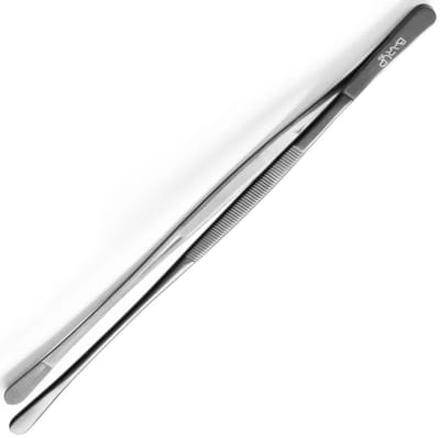 Bar Up - Keukenpincet - Met Ronde Uiteinden - 305 mm - Zwart