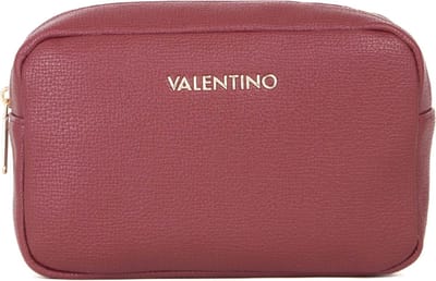 VALENTINO Cosmetische tas Stereo Re Soft Cosmetic Case Rosso Scuro Donkerrood