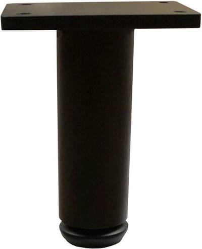 FLE - Stalen meubelpoot zwart rond ø 3 cm en hoogte 10 cm