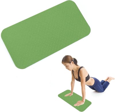 Kniebeschermers Yoga - Pilates Kussen - Blessurepreventie Oefening - Antislip Textuur - 34 x 17 cm - Meerdere Kleuren