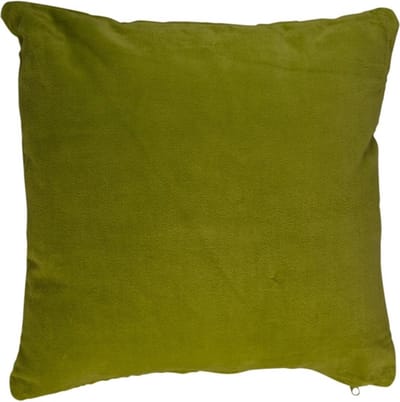 Kussen Basisfluweel X Groen | 40 X 40 | Sierkussen Voor Woonkamer Of Slaapkamer