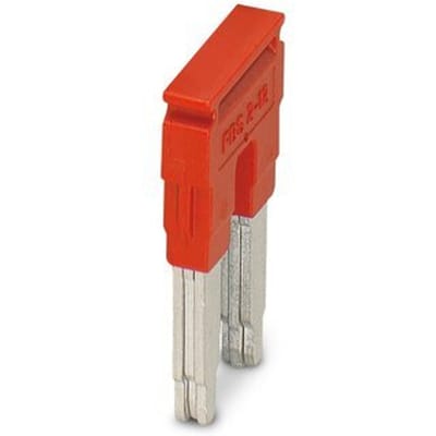 Phoenix Contact 2-Pool Plug-In Brug 12mm Rood - 3005950 [5 Stuks]