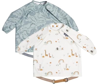 Unisex Baby Longsleeve Coverall - Ideaal voor Schone Maaltijden