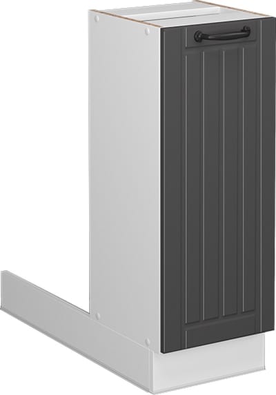 Vicco Fame-Line Keukeneiland – 30 cm zonder werkblad Antraciet landhuis