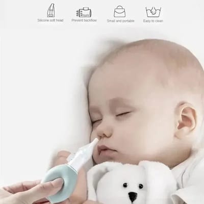 Baby Neusreiniger / Neuszuiger - Handmatige Neusdouche voor Baby’s & Kinderen - Groen