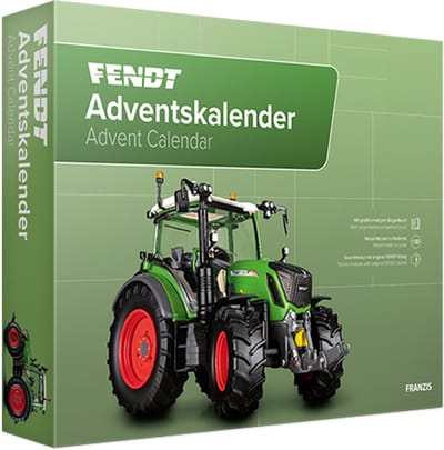 Franzis Adventskalender - 67231 Fendt Tractor - Groen - Metalen Modelbouwpakket - 1:32