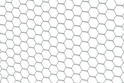Zeshoekig gaas - verzinkt - 13 x 13 mm mazen - 100 cm hoog - 10 m lang