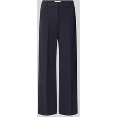 Stoffen broek met achterzak