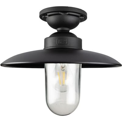 KS Verlichting Solingen Plafondlamp Matzwart
