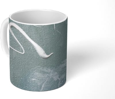 Mok - Koffiemok - Acrylverf - Design - Abstract - Mokken - 350 ML - Beker - Koffiemokken - Theemok
