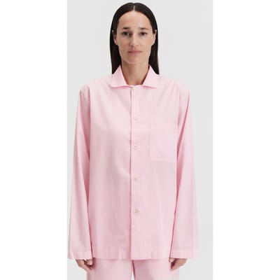 Tekla Unisex Poplin, Pyjamas Shirt Soft Pink Größe: M | Business hemden Outlet | Unisex | Rosa