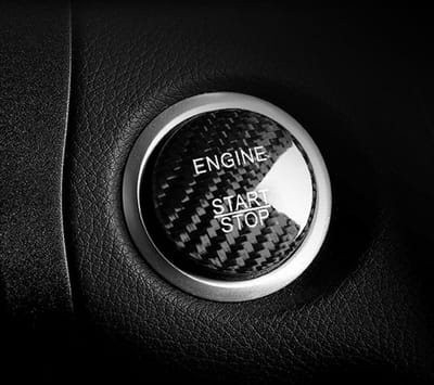 Carbon Start Stop Knop Geschikt Voor Mercedes Benz Voor W204 W205 W212 C E Klasse Auto - Sticker - Accessoires - High Quality - Ring + Button
