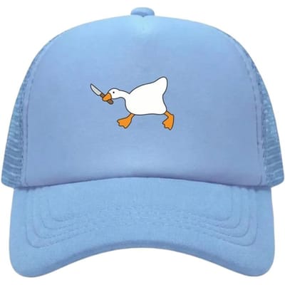 Casquette de Baseball d'Été en Duvet d'Oie Blanc Respirante Brodée Snapback Couleur Unie Casquette de Camionneur Décontractée Unisexe gray