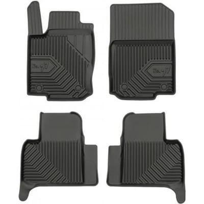 Frogum No.77 Luxe Rubberen Automatten Set - Geschikt voor MERCEDES GLS (X166) 2015-2019 - 4-delig - Perfecte Pasvorm - Geurloos TPE - 4 cm Hoge Rand - Zwart