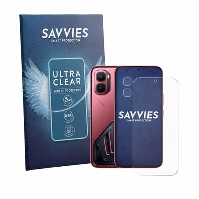 Savvies - Screenprotector voor Infinix GT 50 Pro (Voor+Camera) - Folie Beschermfolie transparant 18 Stuks