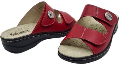 Hickersberger 2120 Milano rood | dames slipper steunzolen