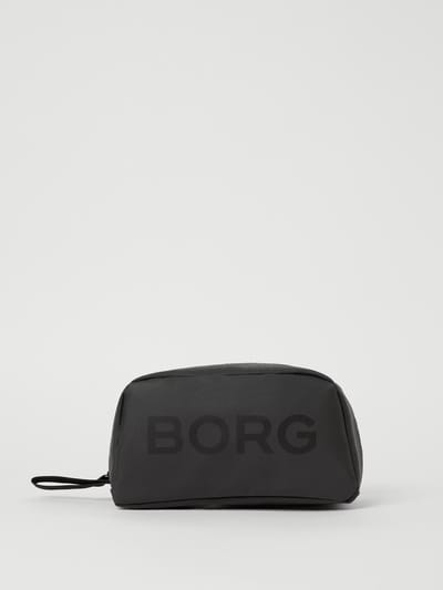 Bjorn Borg Toilettas Heren Dames Zwart - Gerecycled Polyester - Met Ritssluiting