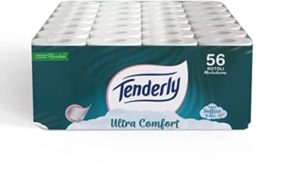 Ultra Comfort Toiletpapier - 56 Rollen - 3-laags - Huidvriendelijk en Dermatologisch Getest