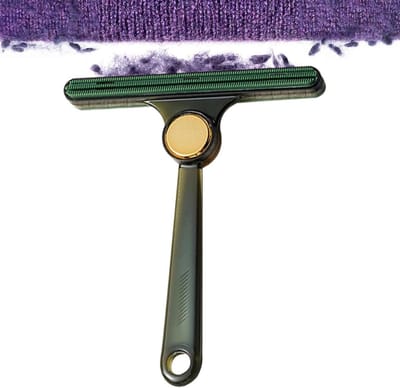 Pluisverwijderaar Kleding - Stofborstel Haarverwijderaar - Stoffen Opfrissen - Dubbelzijdig Ontwerp - 14.5 x 12 cm - Groen