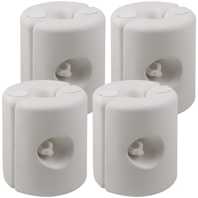 DUB Paviljoen Stand Bescherming Set van 4 Wit