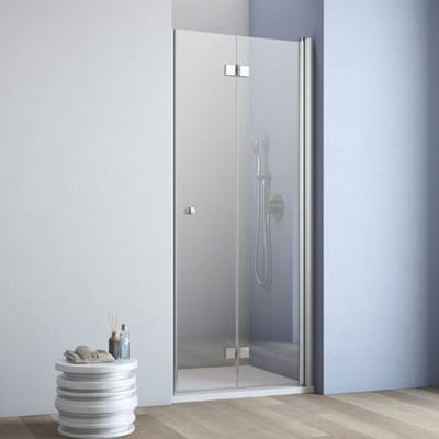 GEO maw flex hinged-folding door 2-piece for niche, 80 cm AN4000800R2360
