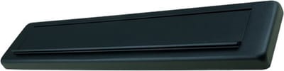 Oxloc Briefplaat Comfort Alu. Zwart 340mm Vocht- En Tochtwerend - 1216671