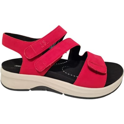 Josef Seibel ESTELLE 03 - Sandalen met hakDames Sandalen - Kleur: Rood - Maat: 40
