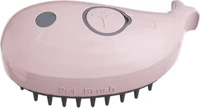 Premium 3-in-1 Ontharingsborstel / Steamy Brush / Stoomborstel | Kattenborstel | Haar & Vacht Verwijderaar | Dieren Ontharing | Voor Honden & Katten - Roze