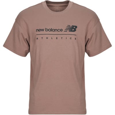 New Balance  T-shirt Korte Mouw LINEAR GRAPHIC T-SHIRT