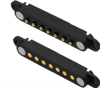 Alta-X - 7 Pin Pogo Magneet connector met montage gat - 7 Polige Magnetische connector