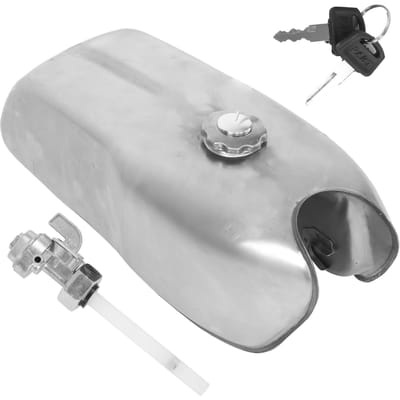 Motor Brandstof Benzinetank Vintage 9L Vervanging voor Cg125 Cg125s Cg250 Coffee Rider gray