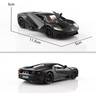 5 inch Metalen Auto Simulatie Exquise Diecast & Speelgoedvoertuig Ford GT Supercar RMZ city 1:36 legeringsmodellen cadeaus voor kinderen