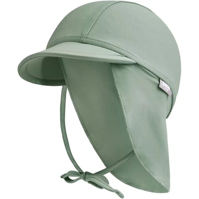 Basballpet met nekbescherming en UV 50+ bescherming voor baby's Sterntaler unicolore