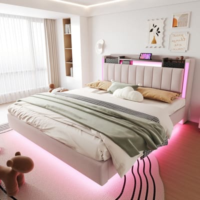 REDOM stapelbed 140x200 cm – Grenenhout + MDF wit – Huisvorm, glijbaan & ladder – 15 latten – 120 kg