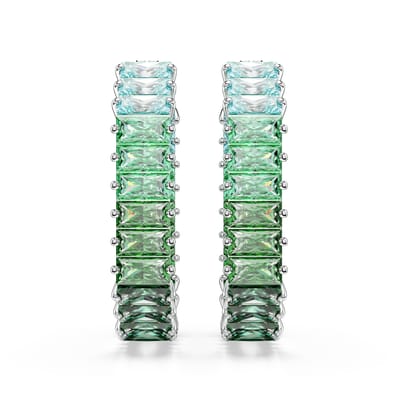 Swarovski 'Matrix Baguette' Dames Oorbellen van Basismetaal - Zilver 5705787