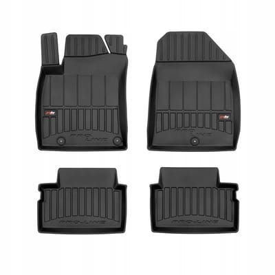 Frogum ProLine - Automattenset en Kofferbakmat - Geschikt voor Hyundai i30 III Kombi (2016-2020) - Laser-fit Pasvorm - TPE Rubber - Geurloos