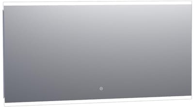 Brauer Jasper Spiegel - Rechthoekig - 140 cm - met Directe LED-Verlichting - Dimbaar - met Touchbediening