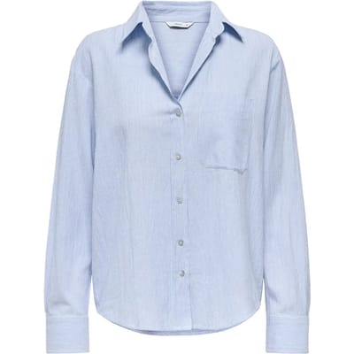 ONLY - ONLALINA LIFE L/S STRIPE SHIRT WVN NOOS - Dames - Blouses