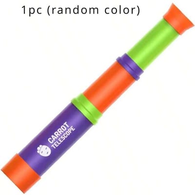 Télescope Radis 8x Télescope Monoculaire Rétractable 3 sections Longueur Réglage Libre Télescope Carotte Cadeaux pour Enfants Garçons Filles