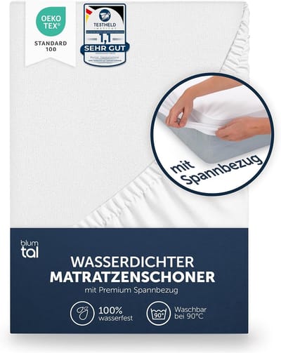 Waterdichte matrasbeschermer 140x200 cm - Ademend en allergie-proof met geluidsreductie