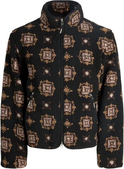 JACK&JONES - JORNORREBRO TEDDY AOP JACKET - Heren - Buitenjassen