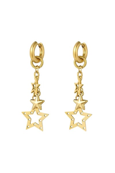 Yehwang Oorbellen starry nights | Goud